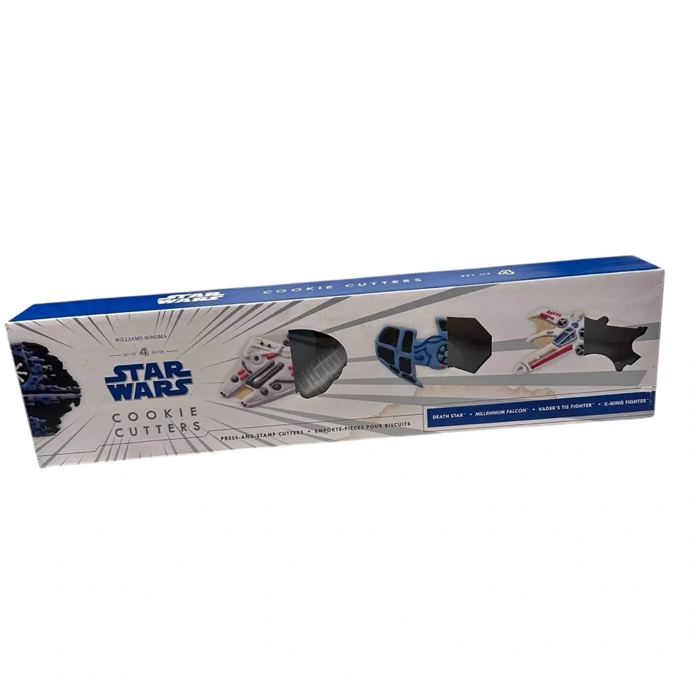 Williams-Sonoma Star Wars Cookie Cutters Set of 4 Like New‎